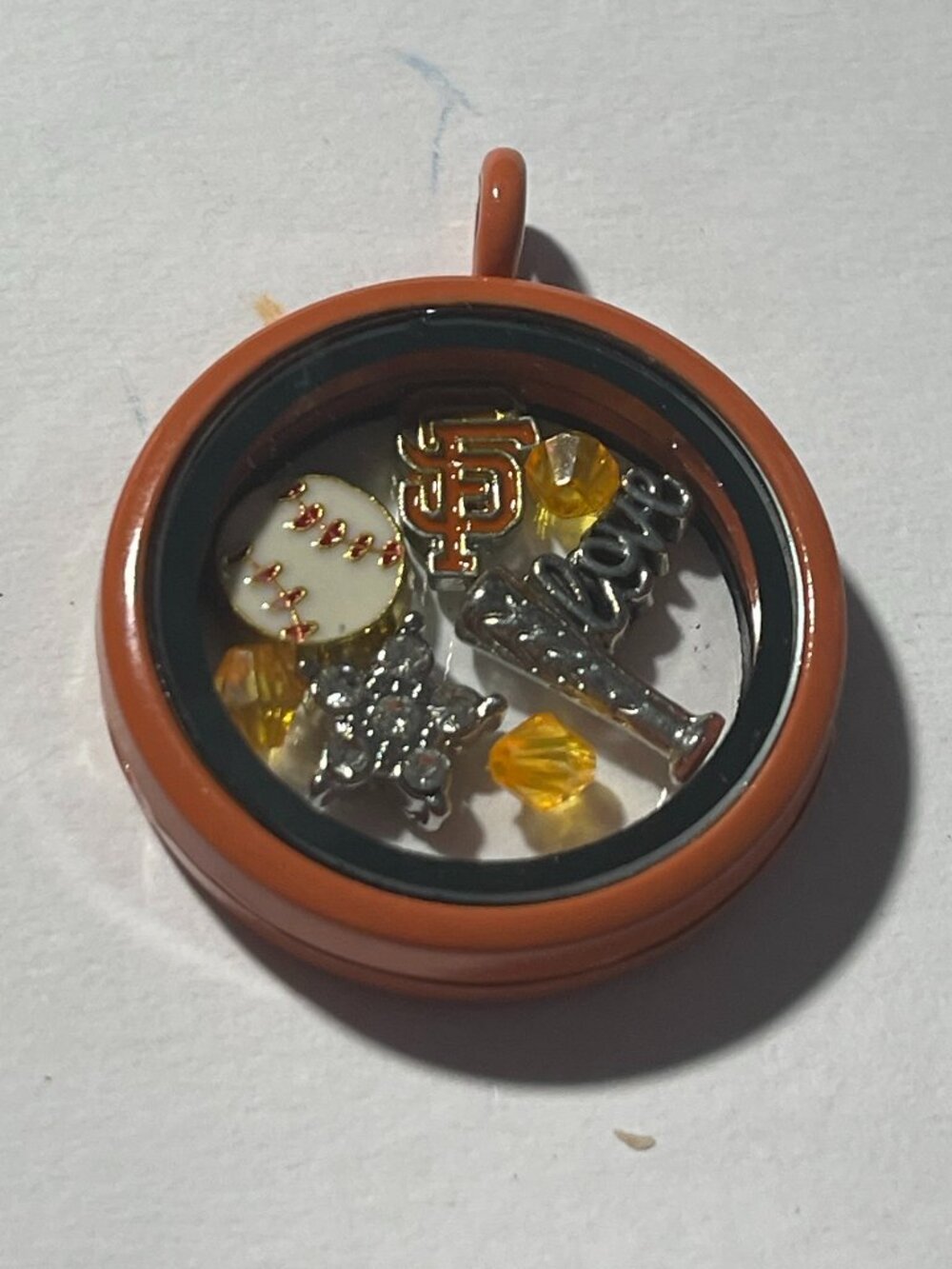 San Francisco Giants MLB Memory Charm Locket w/ 22 IN chain NEW
